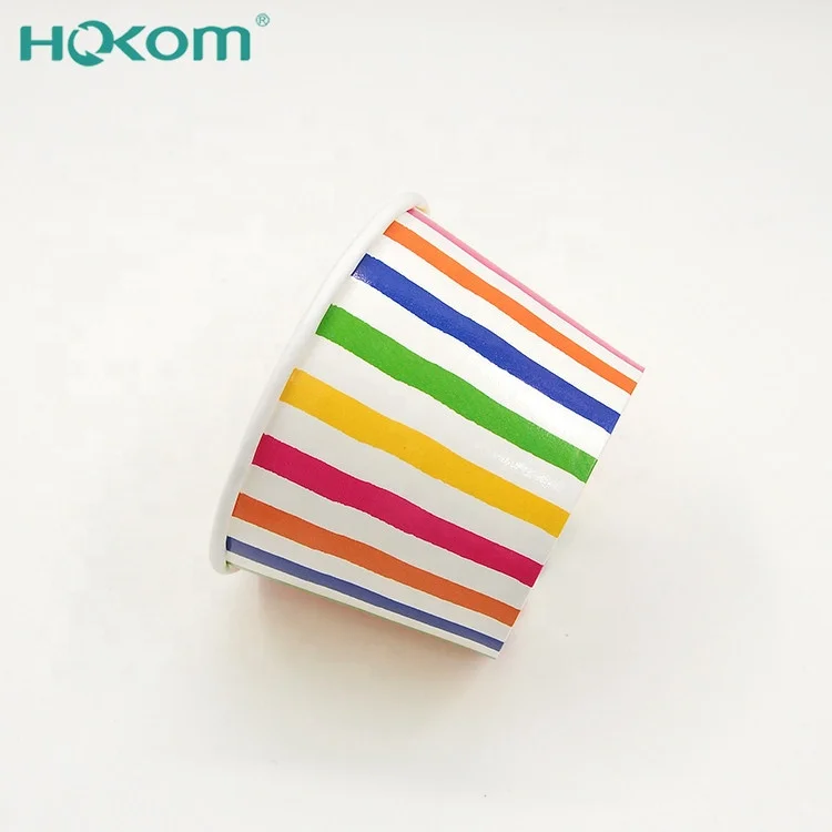 Ice cream Use and Single Wall Style paper ice cream cups with lids