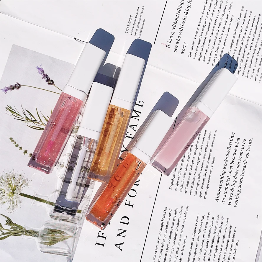 Private Label Lip Gloss Lip Oil Wholesale Vegan Fruit Lipgloss Oil Lip Gloss Plumper Oil