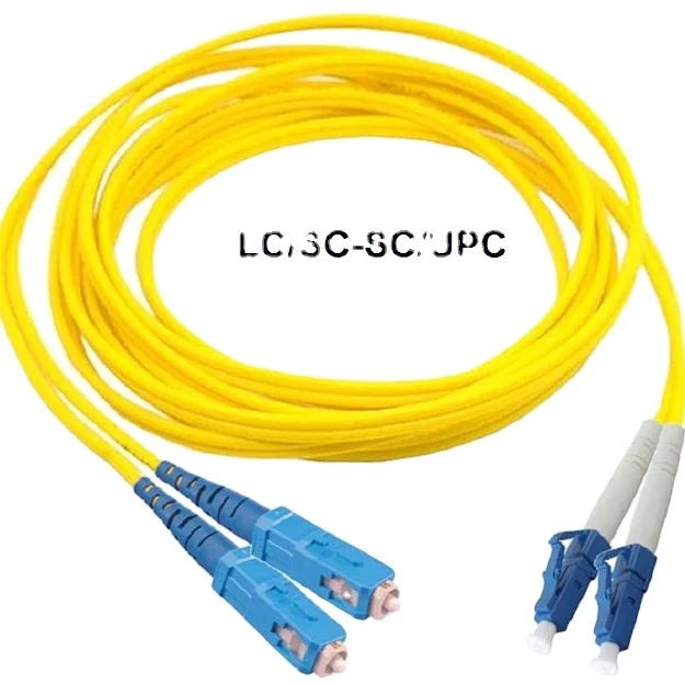 China best price  Duplex or Single mode  LC/SC to SC/UPC fast  connector D2.0mm 3m fiber optic jumper fiber optical  patch cord