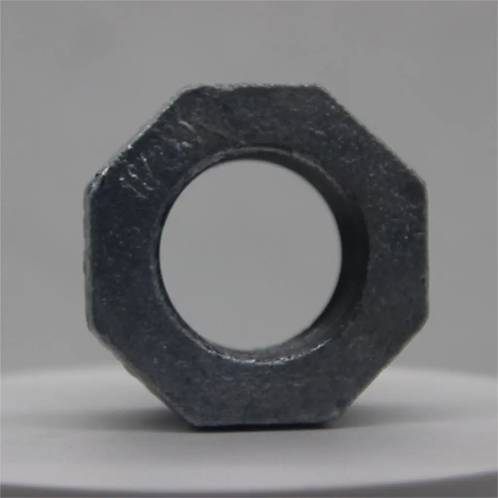 Galvanized female pipe reducer hex bushing bushing use for plumbing building malleable iron pipe fitting