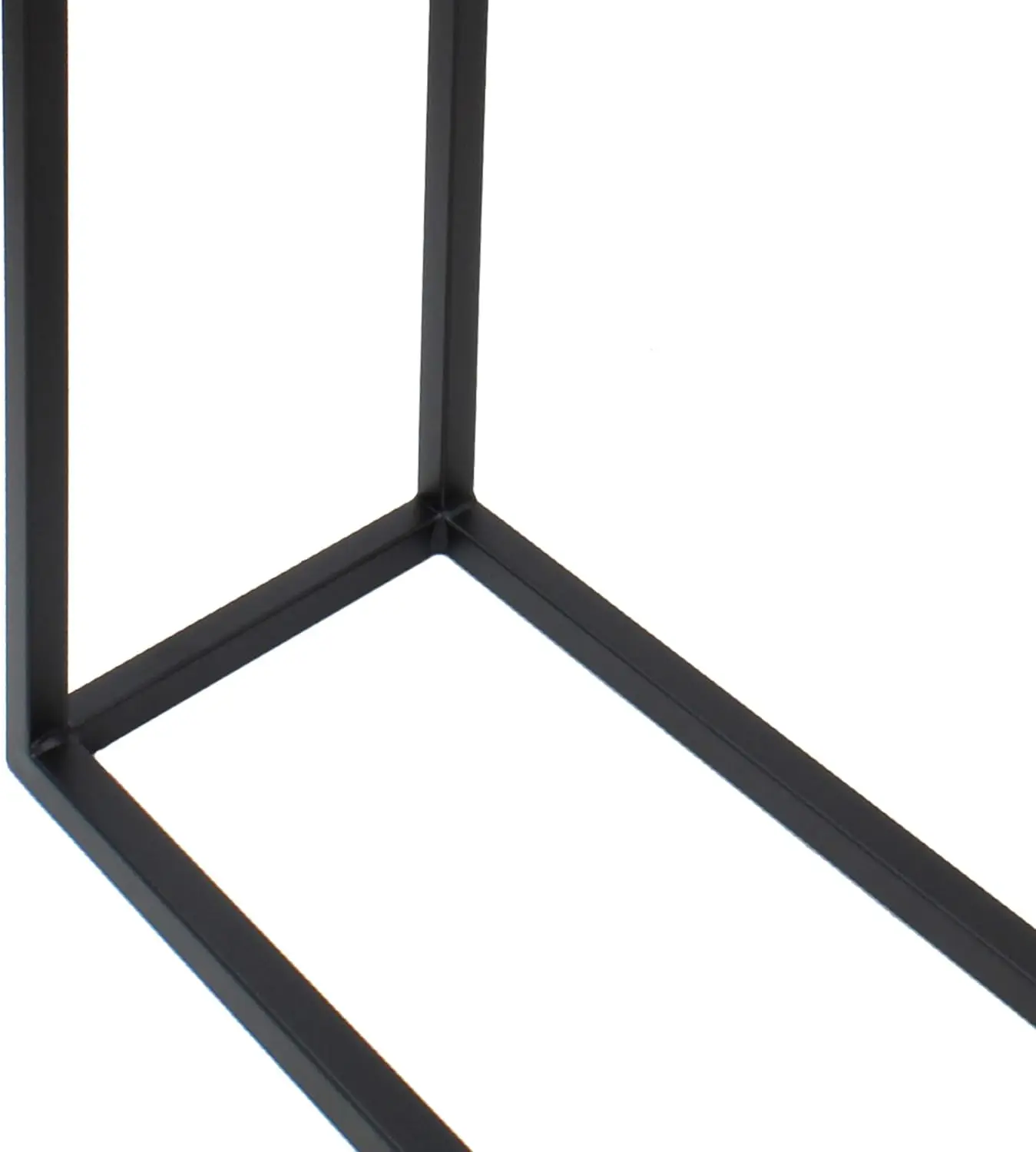Black Wrought Iron Dining Legs, Industrial Style, Modern Square Design, Robust Construction , mail order packing