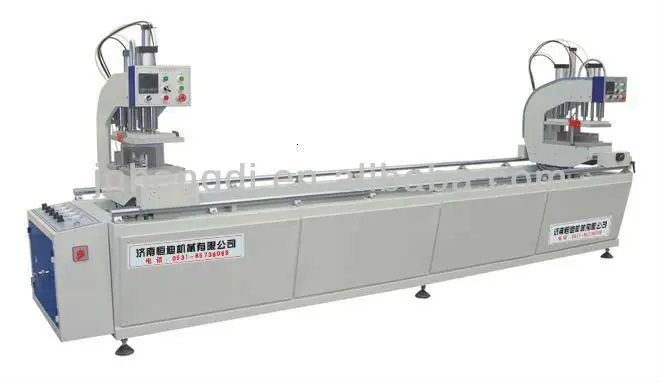 double head precision cutting saw machine / aluminum & pvc profile cutting machine