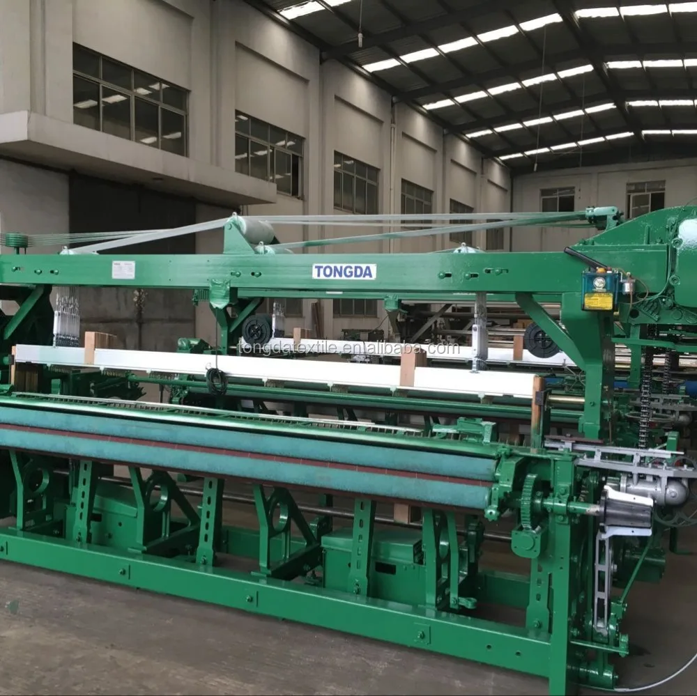 Rapier power loom shuttleless mechanical/electric Dobby shedding jute fabric machine