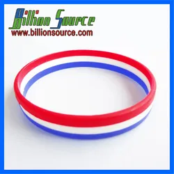 France Germany Italy Spain USA Country National Silicone Flag Bracelet