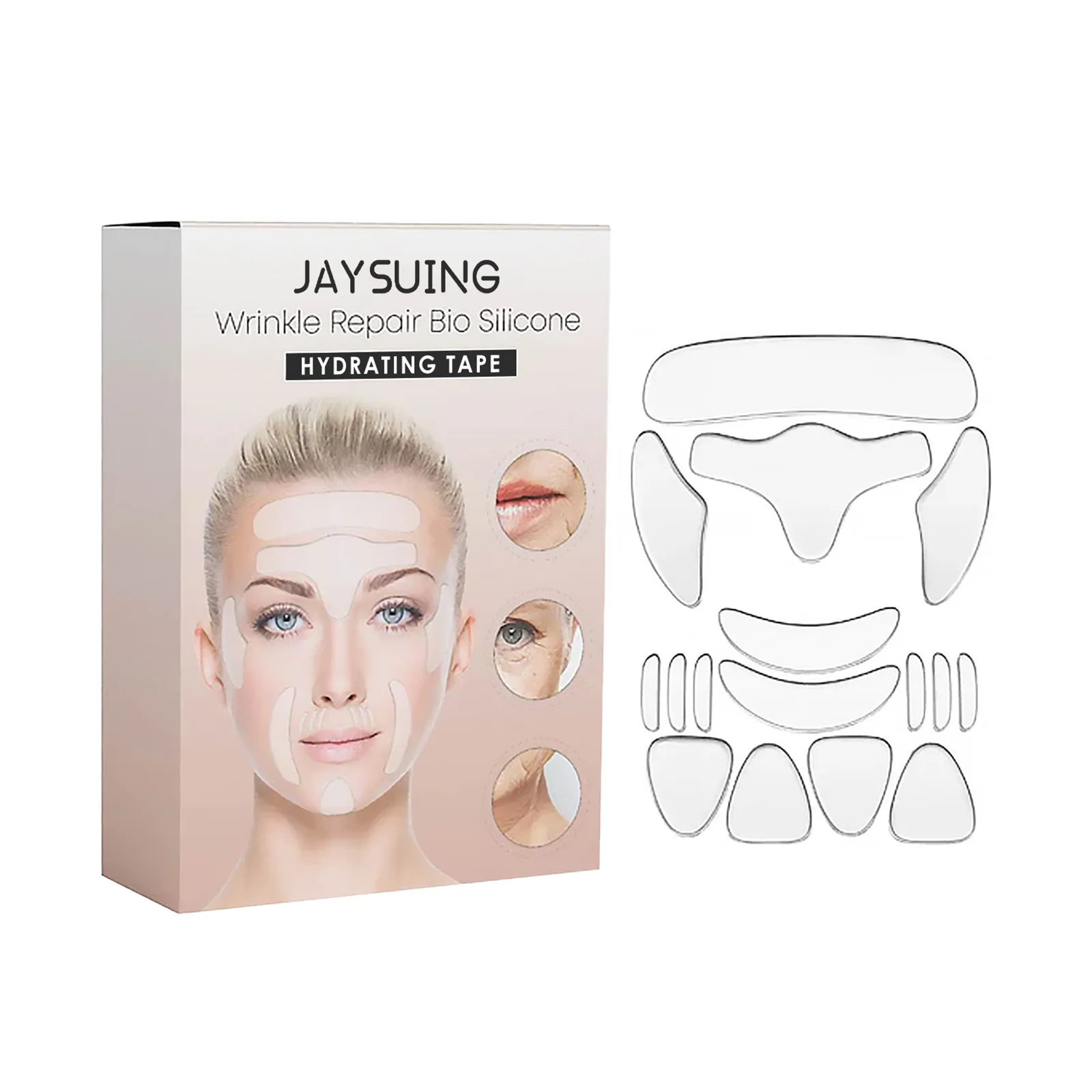Private label highly effective Eye Patch Silicone patches, Reusable Skin Lifting Care Face Eye Sticker Pad