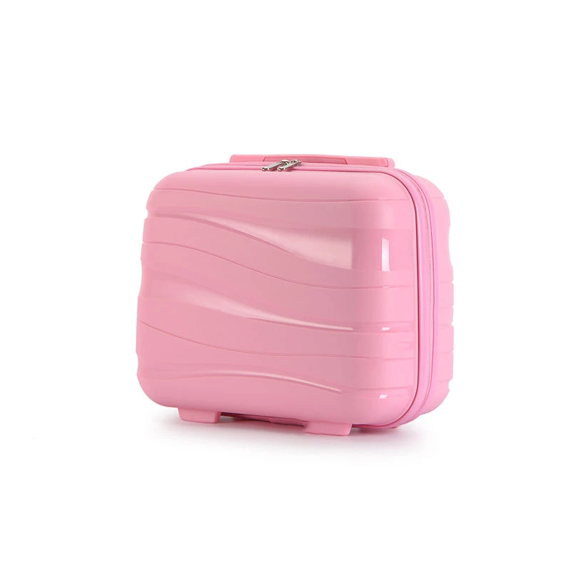 2023 Wholesale Customized PP Hard Shell Luggage Carry On Hand Travel Trolley Case Bag Pink  Suitcase Luggage 3 pec Set