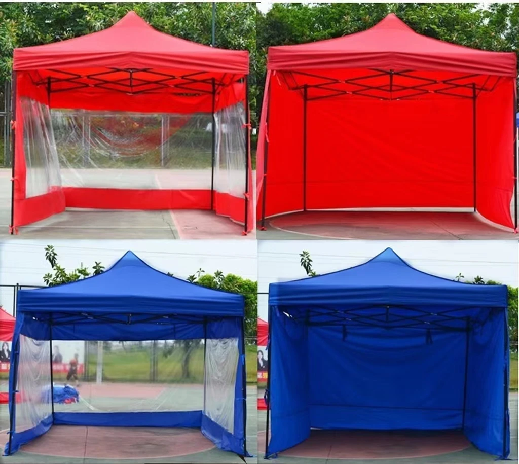 AOZHAN 3x3 Aluminium Folding Tent Pop-up Canopy for Outdoor Events-Wedding Party Trade Show Display Promotional Gazebo Events