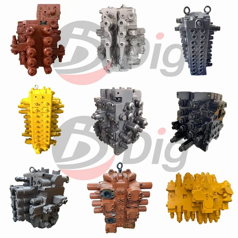 Hydraulic Main Control Valve 723-56-11501 For Komatsu PC130-7 PC130F-7 Excavator