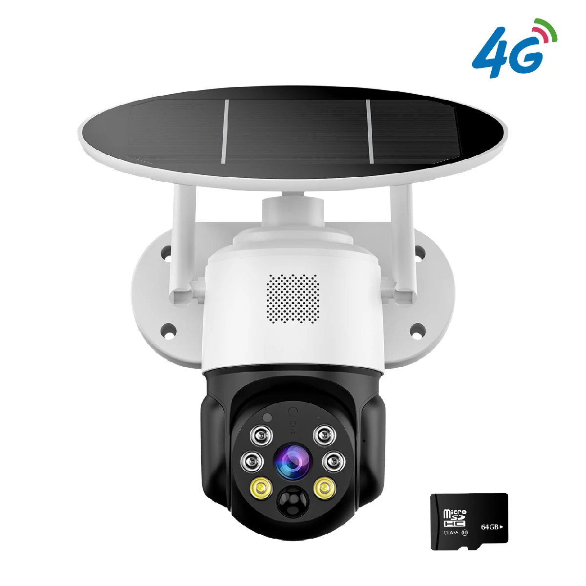 Solar Outdoor Surveillance Camera Wifi Surveillance Camera Solar Energy Sim Card Wireless 4G IR Motion Detection Night Vision