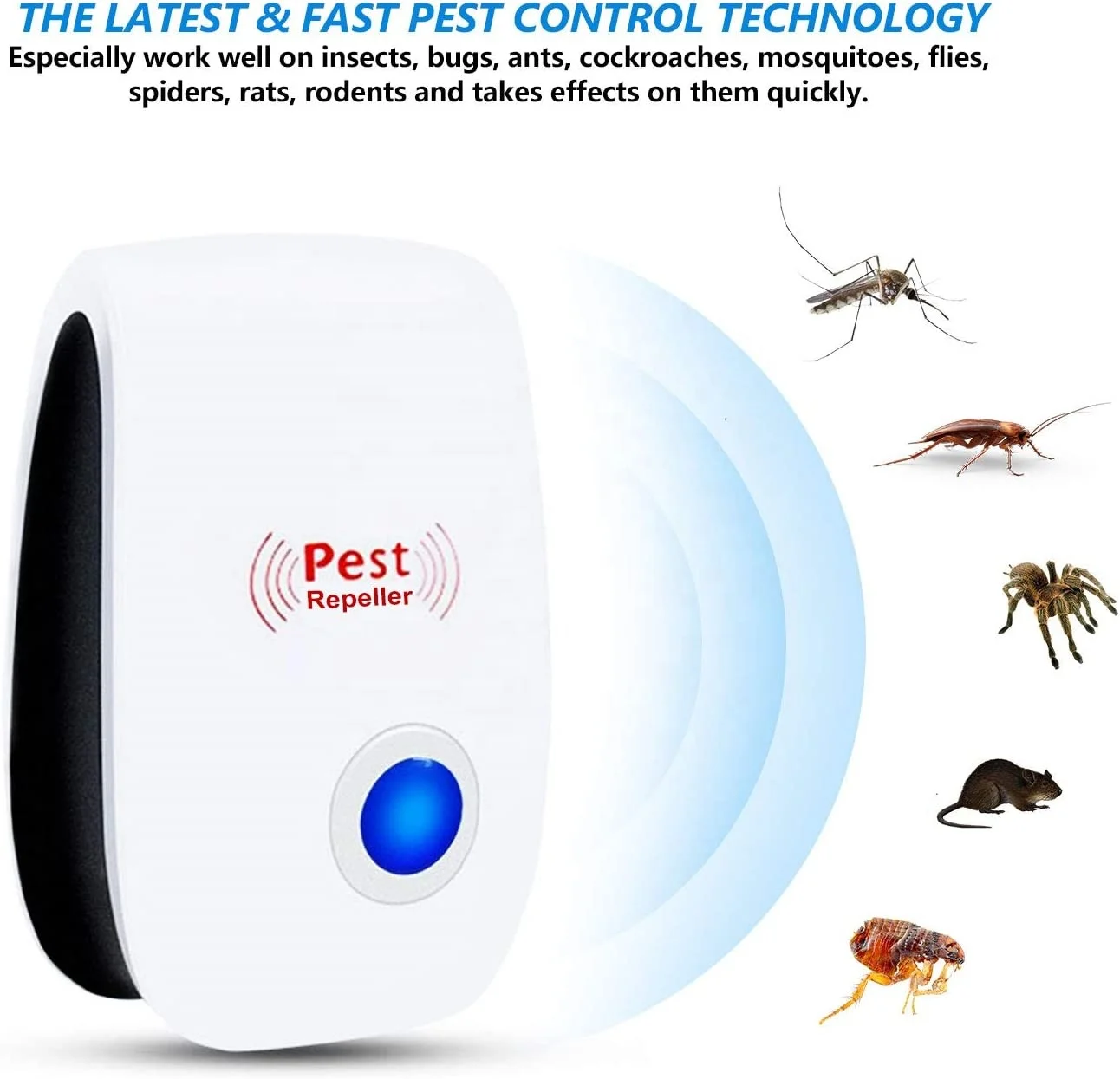 EU UK US PLUG Electronic For Ultrasonic Pest Repeller Mosquito Rejector Mouse Rat Mouse Repellent Anti Mosquito Repeller