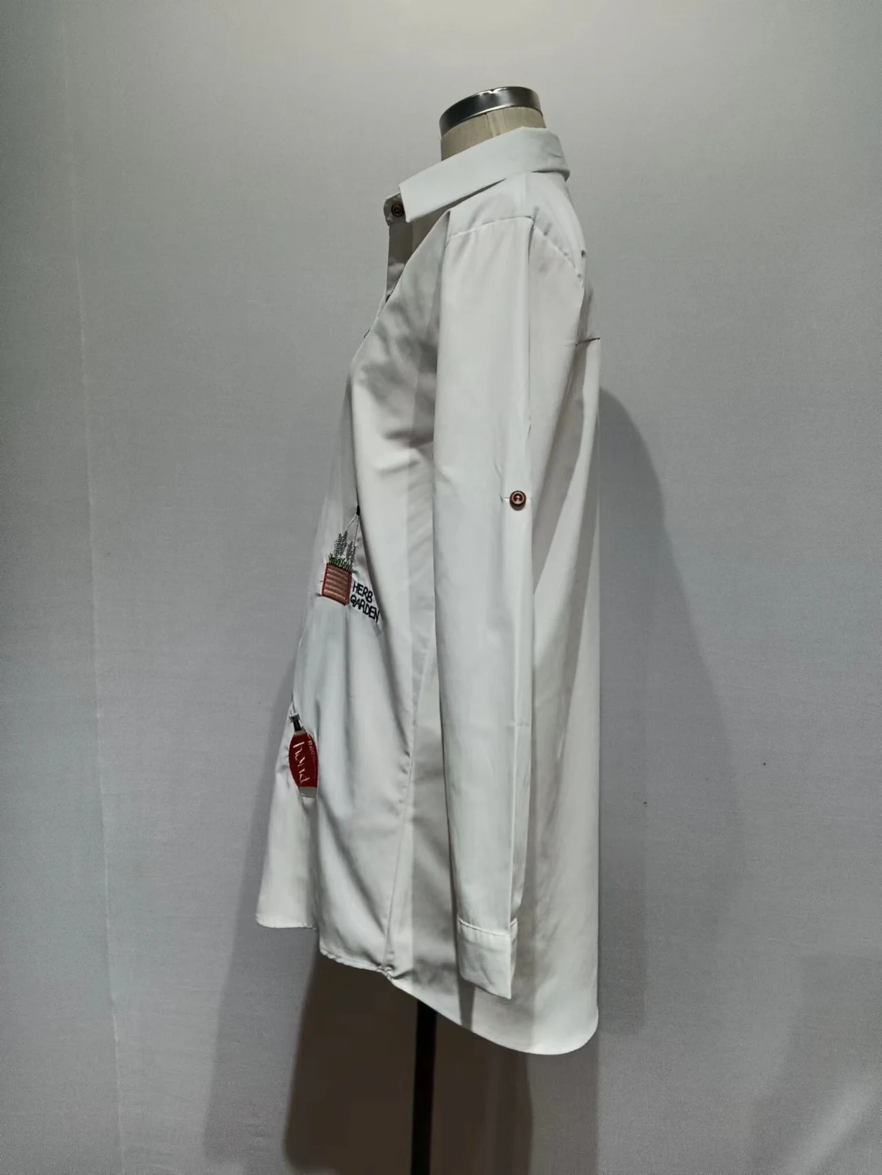 Loose Long Shirt Women Cotton House Embroidery Long Sleeve Plus Size M-3XL White Shirt Blouse Tops Outwear