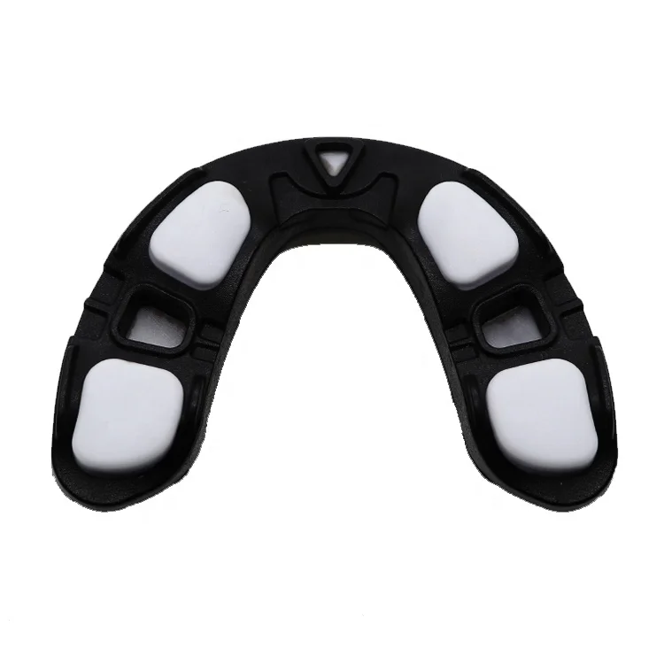 Black And White Mouthpiece MMA Teeth Protector Boxing Mouth Guard Sports Protecter Accessories