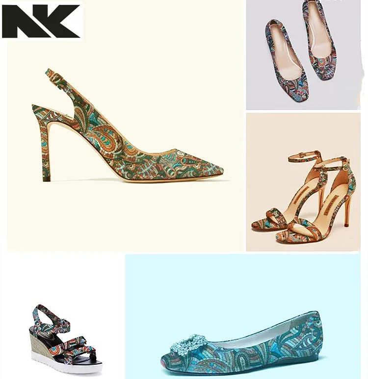 V350 Cuero New Retro Peacock Feather Pattern PVC Artificial Leather synthetic leather for Bags, Shoes, Belts,crafts