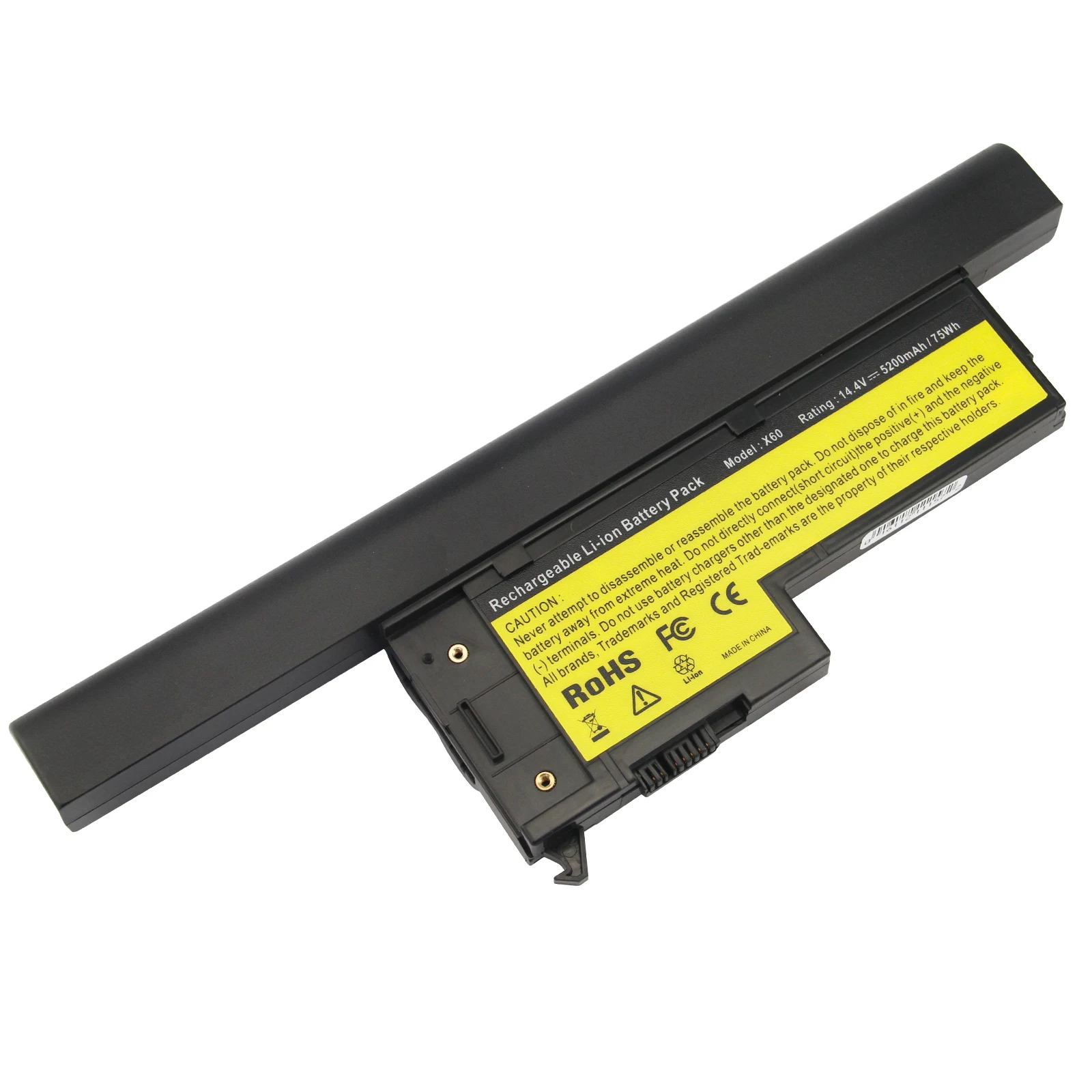 New laptop battery of 14.8V 5200mAh 8 Cells for Le novo IBM Thinkpad X61 X60 40Y7001 40Y7003 X61s