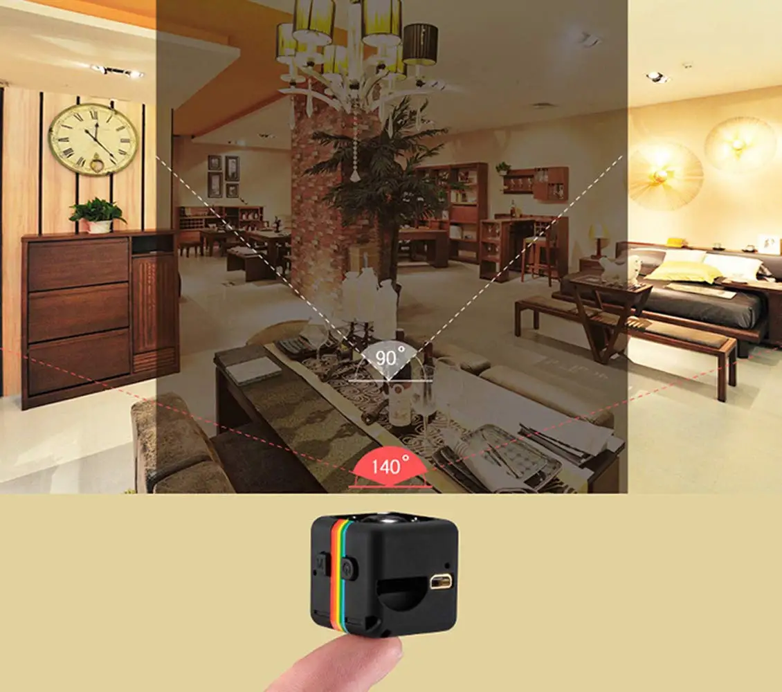 
Home Security HD Mini Spy Camera Wireless Hidden With Audio 