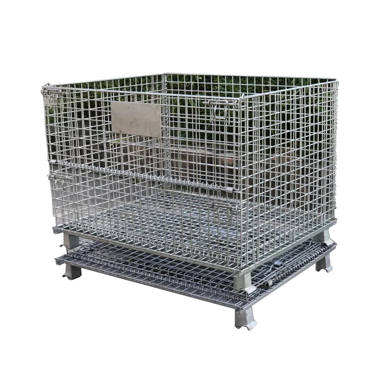 Производитель оптовая цена складной контейнер из проволочной
