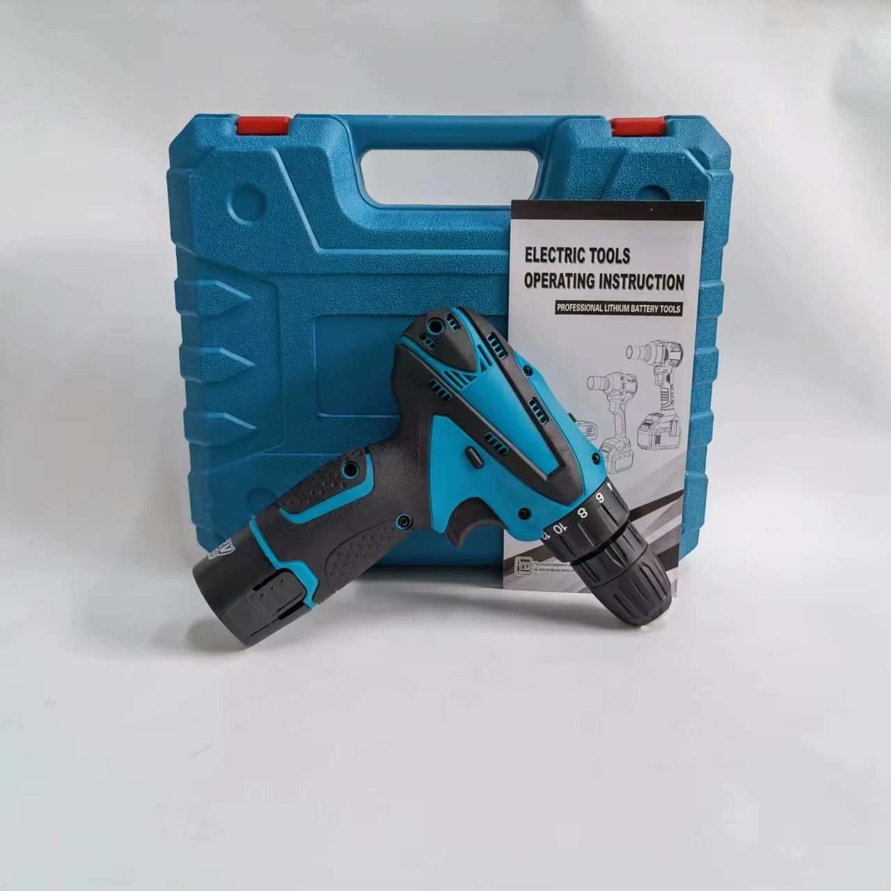 12V Portable Cordless Power Screw Drivers  Lithium Industrial  Rechargeable Drill Battery Drilling Machine Tool Set