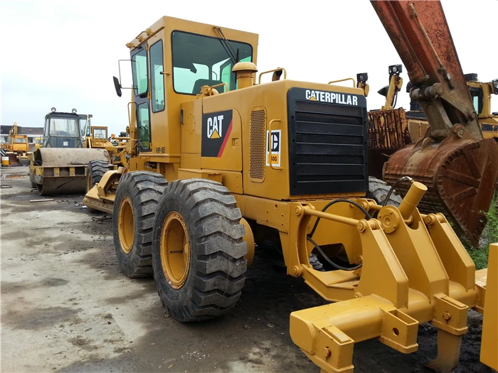Caterpillar 140G motor grader, CAT used cheap 140G grader in Shanghai,USA original Caterpillar 140 grader