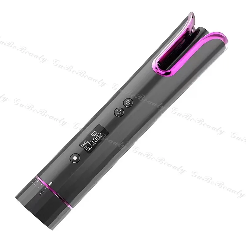 Gubebeauty Professional Rechargeable Curling Iron Wireless Automatic Hair Curler  For Homeuse Salon Hairstyle