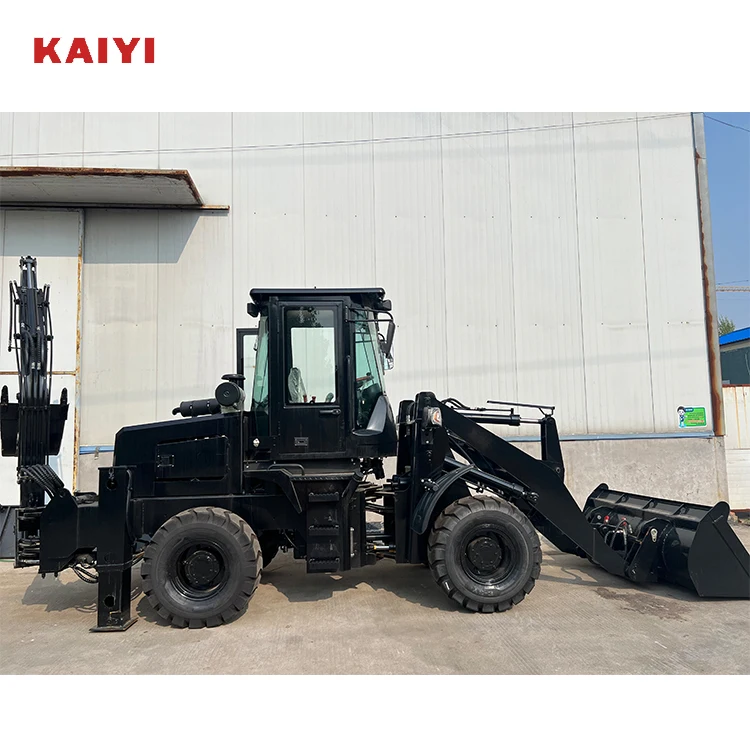 High Quality Compact Multi-Purpose Excavator 4x4 Backhoe Loader Manufacturer