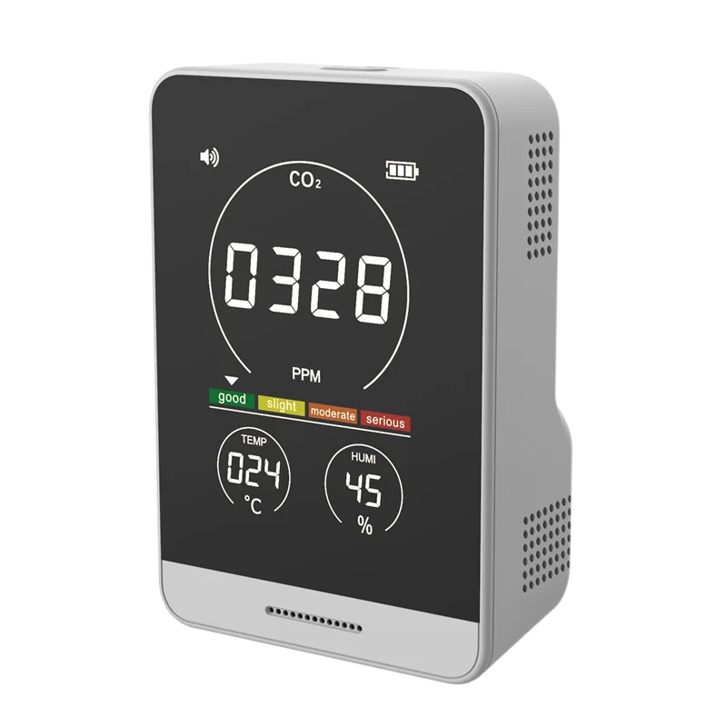 AK11T Handheld Color Screen Display Air Quality Monitor Temperature Humidity Carbon Dioxide Sensor type c Charging Gas CO2 Meter