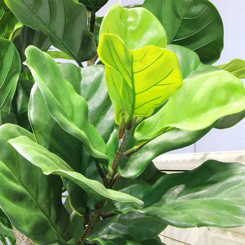 Silk Artificial Plants Decoration Bonsai Tree Banana Plant Pot Plant Artificial Plastics Home Garden Tree Decor Palm Olive