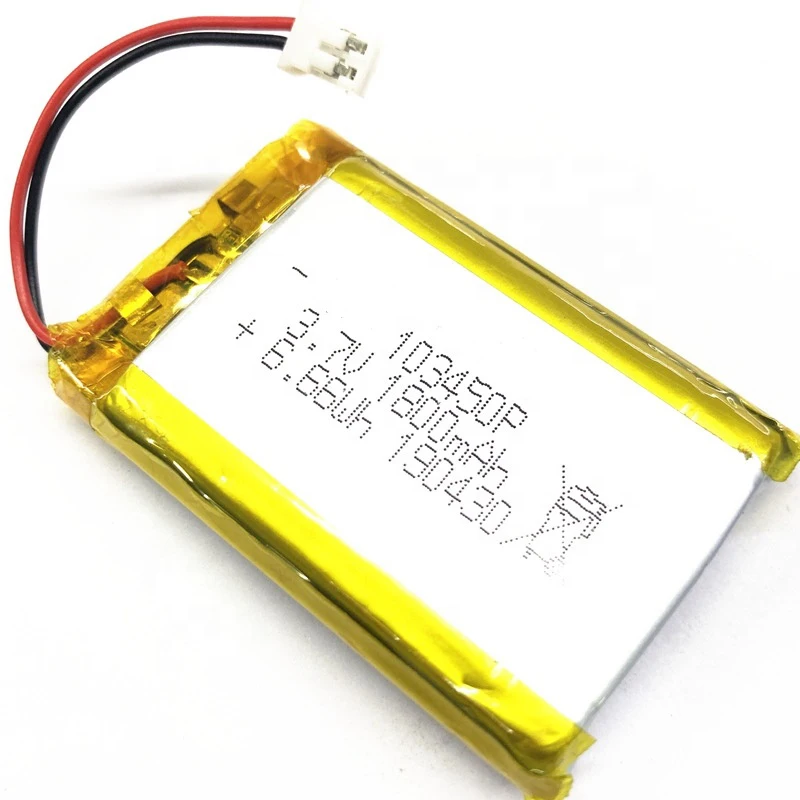 Rechargeable 3.7v 1200mah Lipo Lithium Polymer Battery Cell 603450 for Beauty Instruments and Juicers