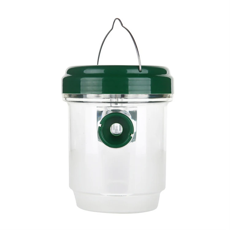 2 Pack Solar Wasp Traps Hanging Solar Wasp Killer with UV LED Light Hornet Bee Catcher for Hornets Yellow Jackets Trap