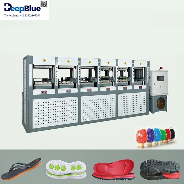 Rubber Slide Sandals Making Machine Manual Machine For Making Sandal Shoes PVC Sandal Making Machine 2 Colour