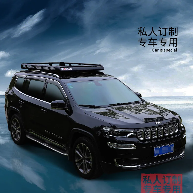 HT-2102-180S плюс двухслойная быть собран из алюминиевого сплава, устанавливаемый на крыше автомобиля стойки для Багажник на крыше внедорожника багажная сетка корзина