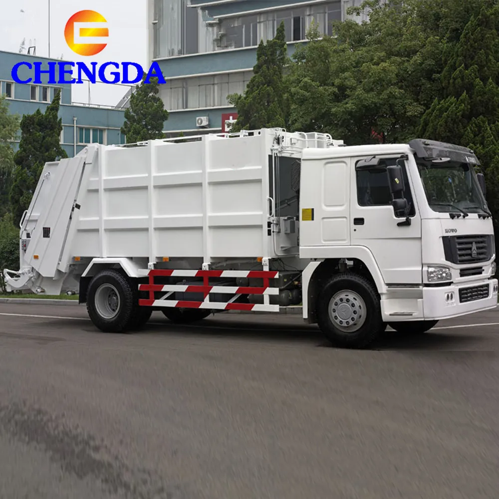 Used Howo Waste Management Garbage Transporting Trucks 15m3 Garbage Compactor Trucks