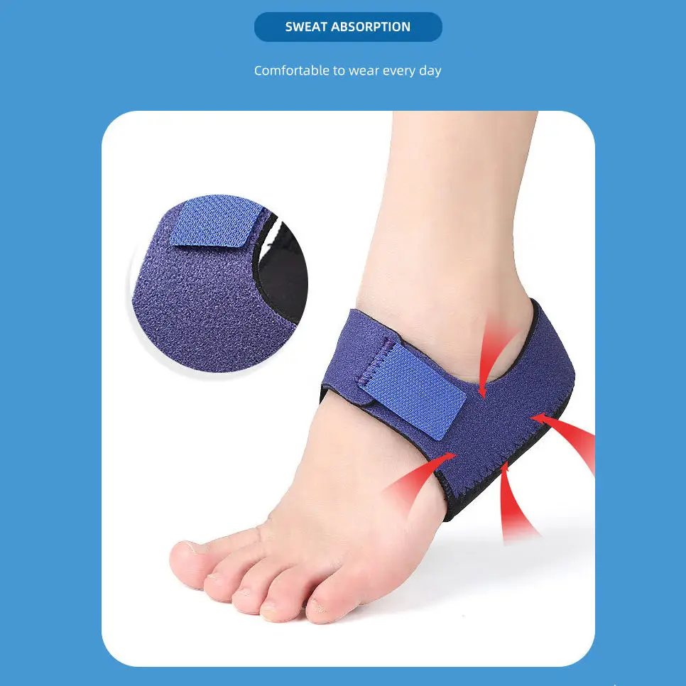 New heel pain relief Achilles tendonitis SBR neoprene plantar fasciitis Heel cups cushion