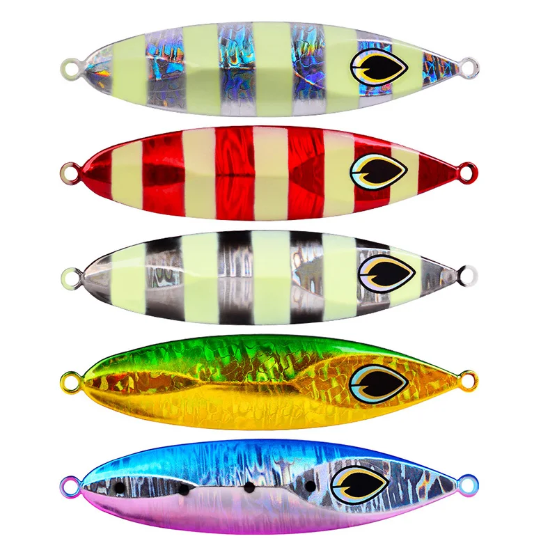 Oem Odm Uv Luminous Fishing Lure Saltwater Lead Metal Casting Bait Se Uelos De Pesca Vertical Slow Pitch Jigging Lures