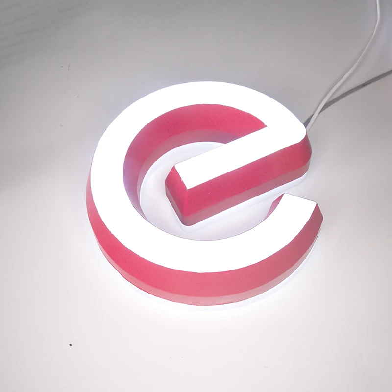 ABS led sign MINI LED Signage for Chain brand shops