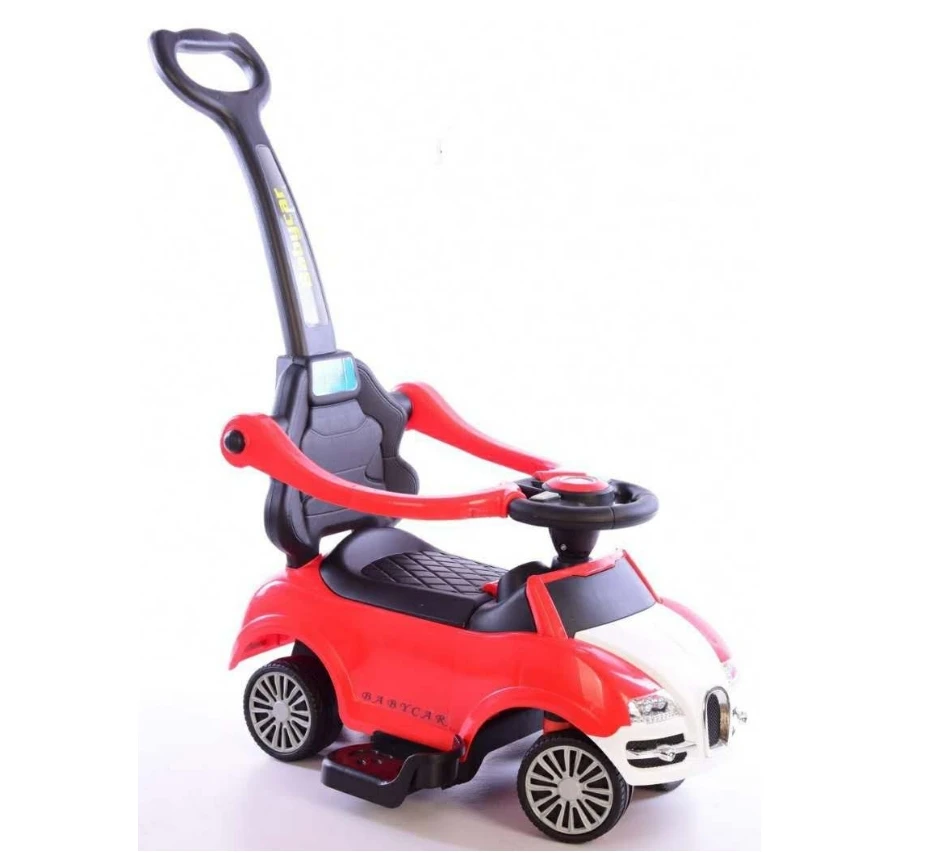 mini model ride on car with push bar