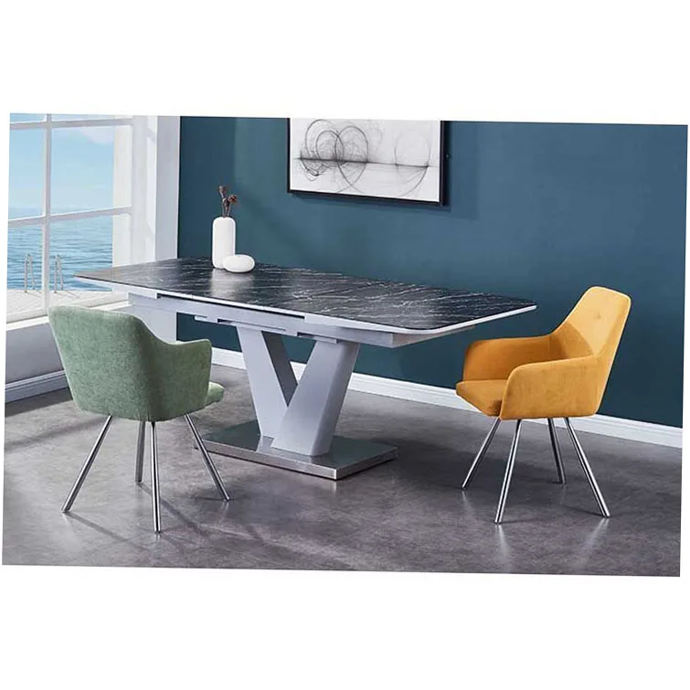 Обеденный стол от производителя складной обеденный коричневый высокий для 4 кухонных комплектов с стульями роскошный современный