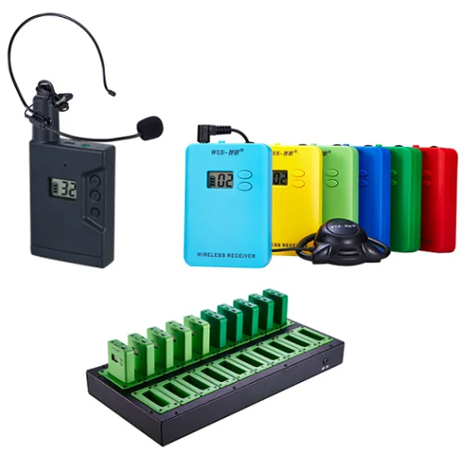 ZLWUS069RC portable mini Wireless Tour Guide System/tour headset/radio Guide for tour teams,conference teams