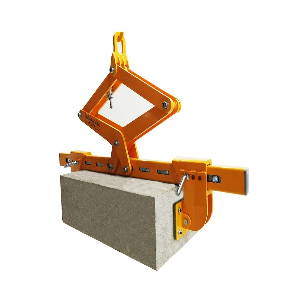 Подъемник для бетонных дорожных барьеров и ножниц для гранитных плит