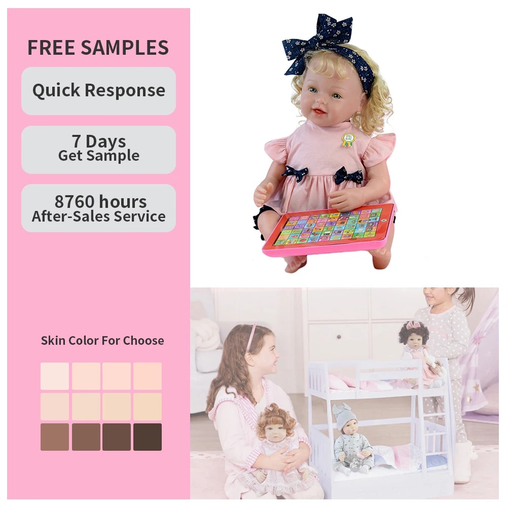 2024 new design silicone reborn baby dolls molds make lifelike reborn baby dolls girl