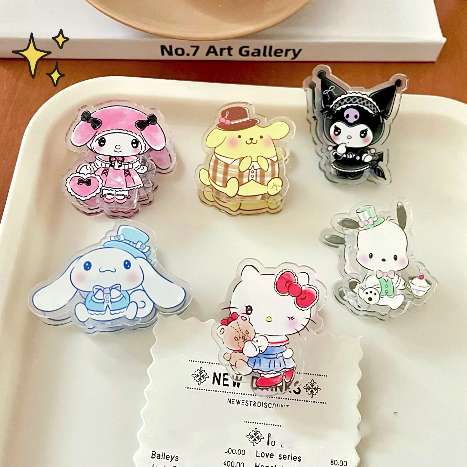 School stationery cute memo note pp clip cartoon anime kawaii binder for paper