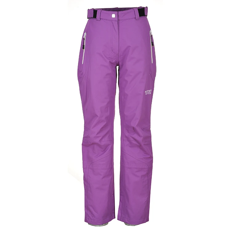 Женские непромокаемые ветровые брюки для пеших прогулок XL Размер чистый цвет с регулируемой средней талией и карманами формальный узор украшения