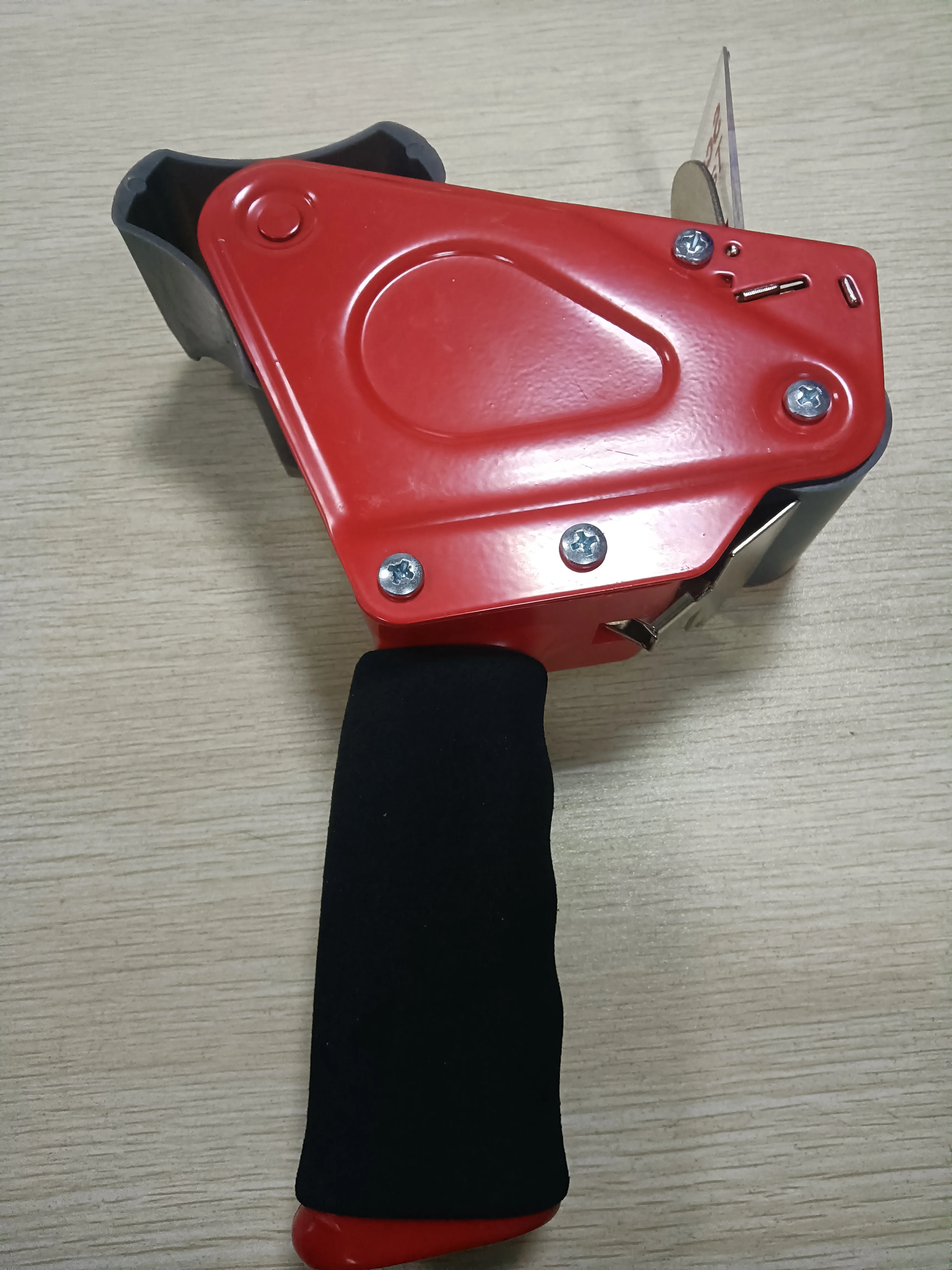 Red Packaging Tape Dispenser  Metal high quality Tape Cutter Packing Seal Dispenser