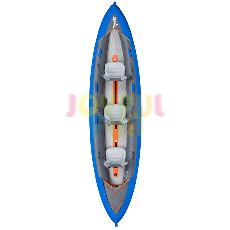 Joyful Fun customized folding kayak outdoor 3 persons boat inflatable kayak