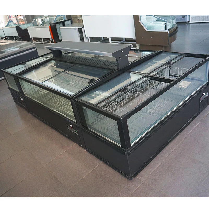 Display Commercial Freezer Combine Display Commercial Island Freezer For Supermarket Island Deep Freezer