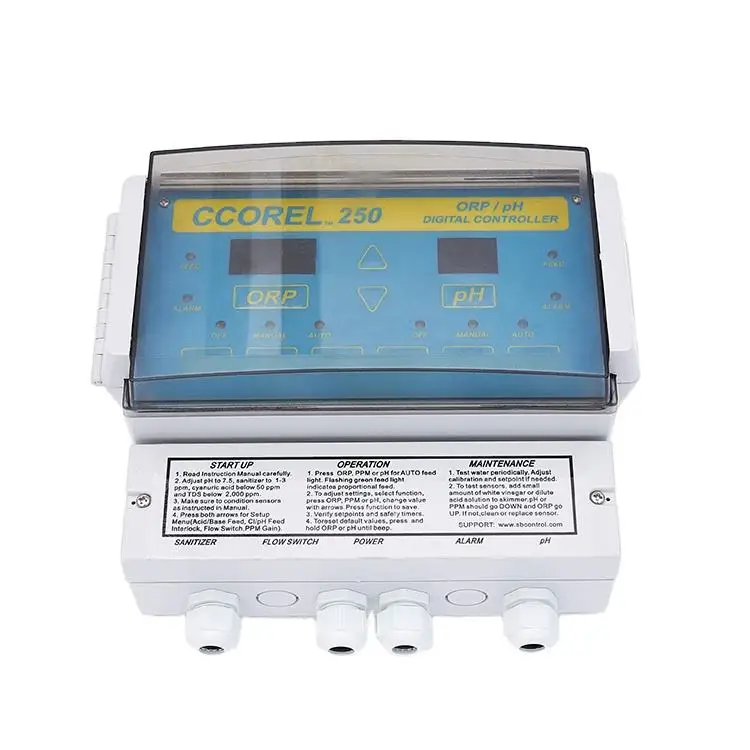 Factory wholesale pool accessories PH ORP monitor automatic digital pool water quality controller