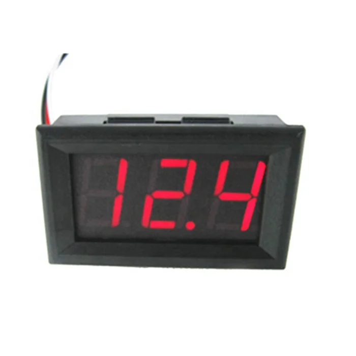 0.56 inch  Two line 5V-120V electric vehicle voltmeter head digital display 36V/48V/60V/72V/84V/96V