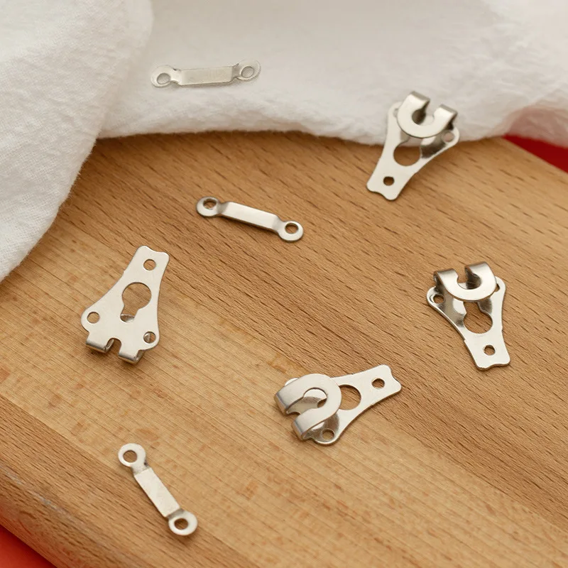 High Quality Brass Buttons Metal Buckles Trousers Hook And Bar For Pants