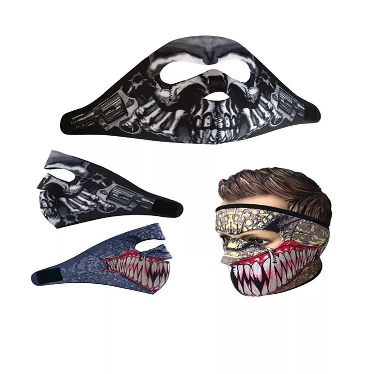 Outdoor CS skull face mask Neoprene face mask for skiing cycling