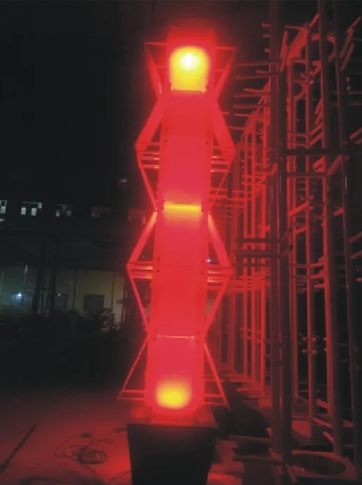 3d led sculpture modeling modern in zhonshan  special hand style tempered glass landscape light spike outdoor water proof lamps