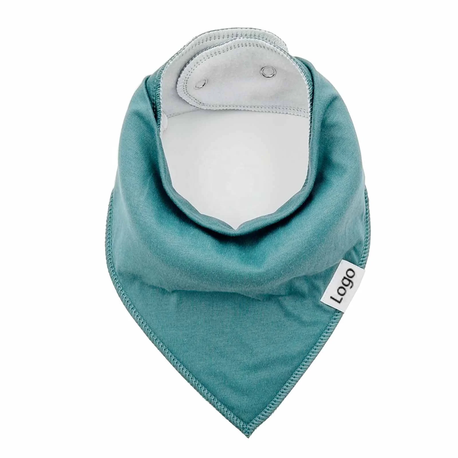 
Adjustable 100% Organic Cotton Absorbent baby bandana drool bibs Baby Bibs Cotton 